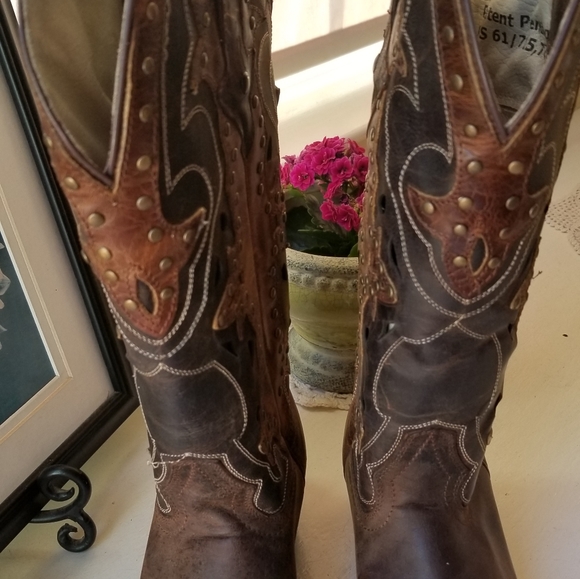 NWT Bonanza authentic women's cowboy boots - Picture 3 of 8